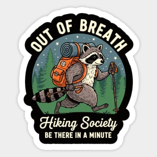 Out of Breath Hiking Society Sticker